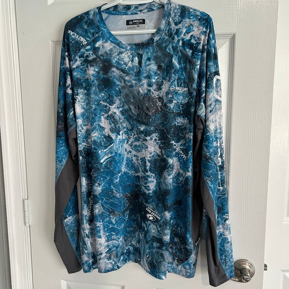 Men's Magellan Outdoor Pro Shirt - Long Sleeves - UPF rated for Sun - Size XL